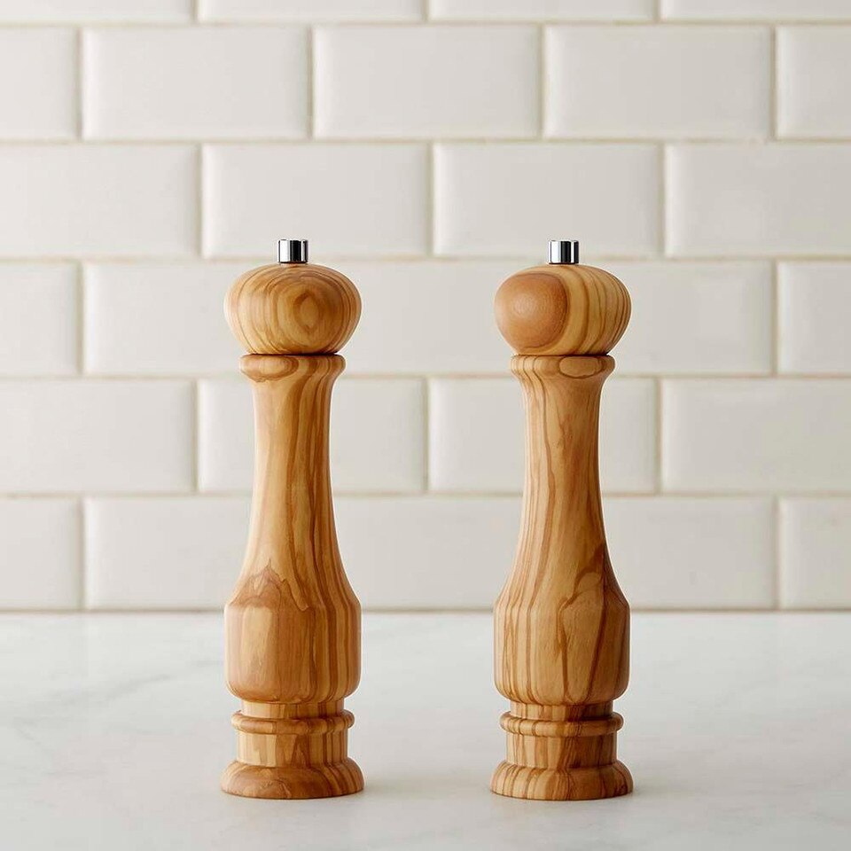 Williams Sonoma Traditional Olivewood Salt & Pepper Mills Williams Sonoma AU